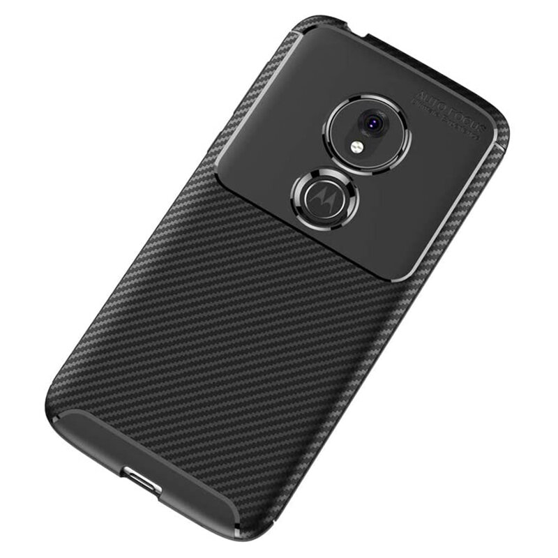 Husa Motorola Moto G7 Play Mobster Carbon Skin Negru