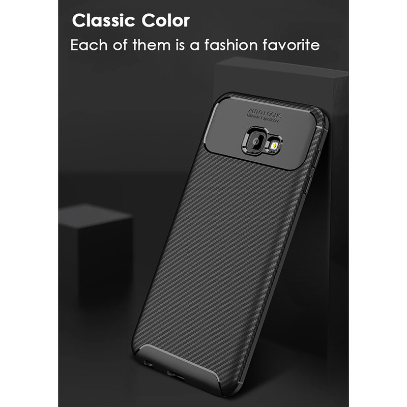 Husa Samsung Galaxy J4 Core Mobster Carbon Skin Negru