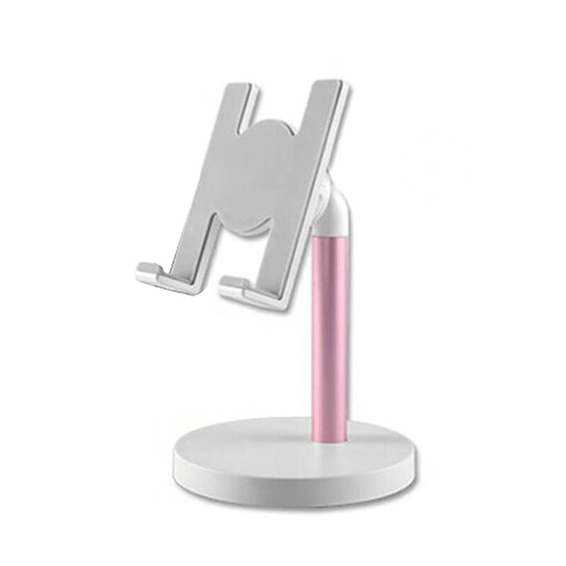 Suport Birou Mobster Desktop Universal Stand Rotativ Si Ajustabil Pentru Telefon / Tableta / eBook Reader - Roz