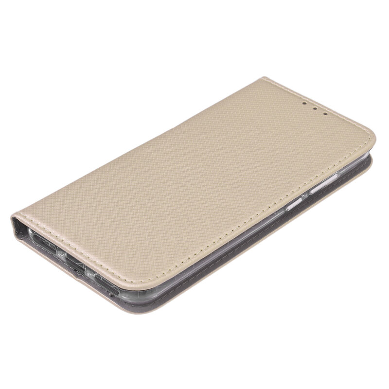 Husa Smart Book Huawei Y6 2019 Flip - Auriu