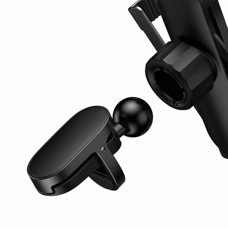 Suport Auto Baseus Penguin Gravity Universal Din Aluminiu Pentru Grila De Ventilatie - SUYL-QE0S - Argintiu