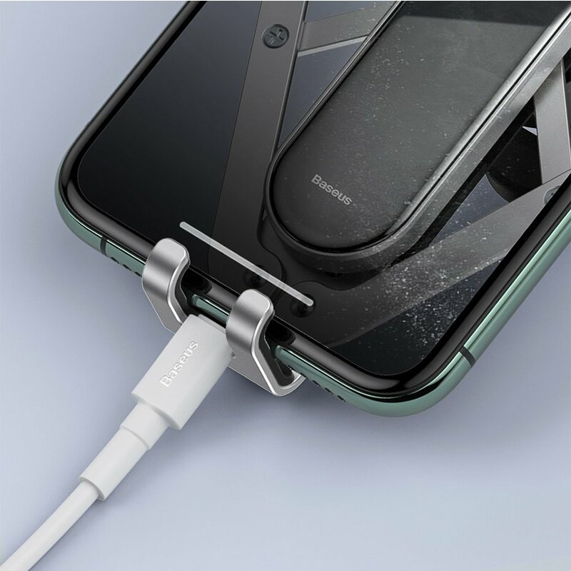 Suport Auto Baseus Penguin Gravity Universal Din Aluminiu Pentru Grila De Ventilatie - SUYL-QE0S - Argintiu