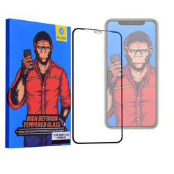 Folie Sticla iPhone 11 Pro Max Blueo 5D Mr. Monkey Glass Strong HD - Neagra