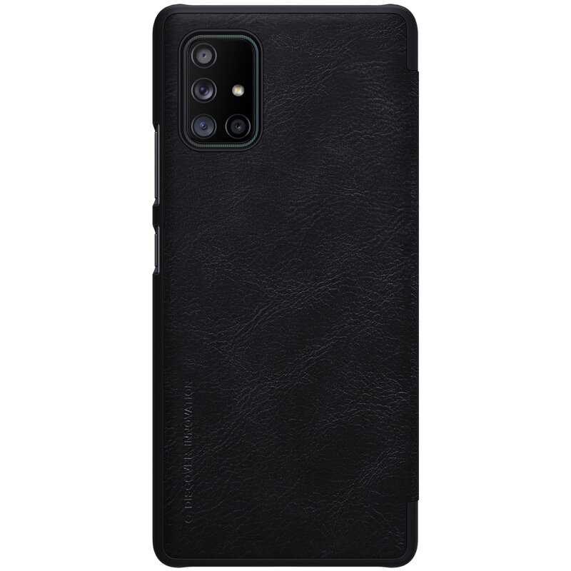 Husa Samsung Galaxy A71 4G Nillkin QIN Leather, negru