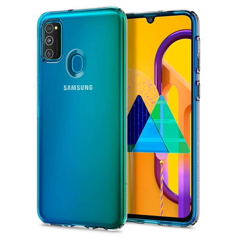 Husa Samsung Galaxy M21 Spigen Liquid Crystal, transparenta