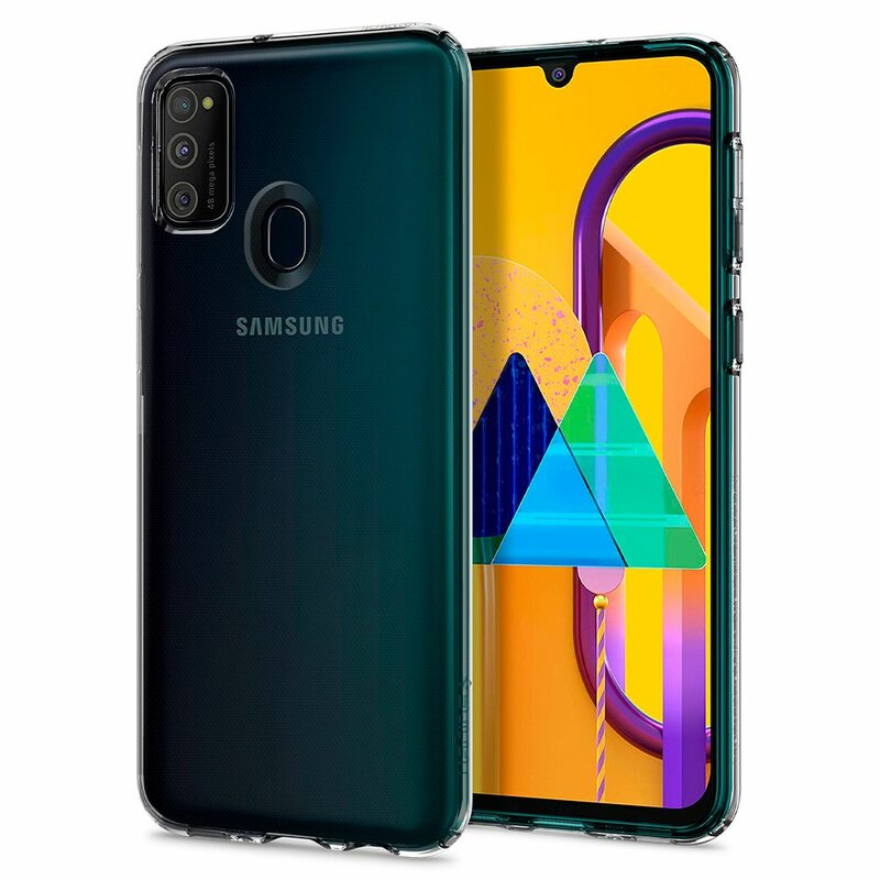 Husa Samsung Galaxy M21 Spigen Liquid Crystal, transparenta