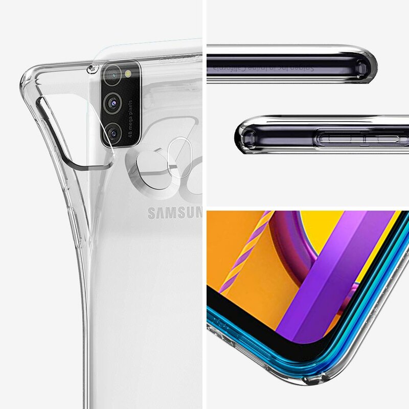 Husa Samsung Galaxy M21 Spigen Liquid Crystal, transparenta