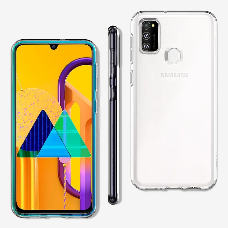 Husa Samsung Galaxy M21 Spigen Liquid Crystal, transparenta