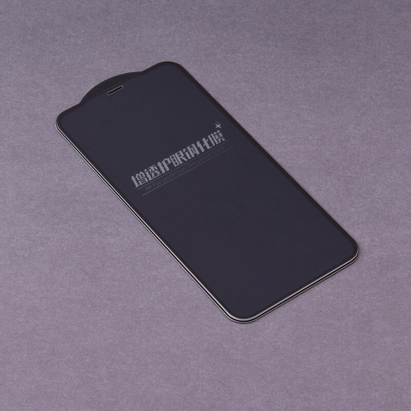 Folie Sticla iPhone 11 Blueo 5D Mr. Monkey Strong Anti-Blue - Negru