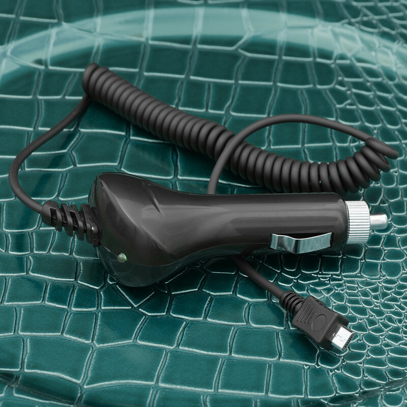 Incarcator Auto Blue Star Cu Cablu Fix Si Flexibil De Incarcare De Tip Micro-USB De 1.2m 1A - Negru