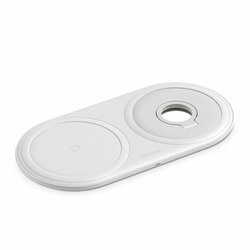 Incarcator Wireless Baseus Planet 2in1 Pentru Telefoane/Apple Watch/Dispozitive Cu Qi 10W 2A - WXPL-B02 - Alb