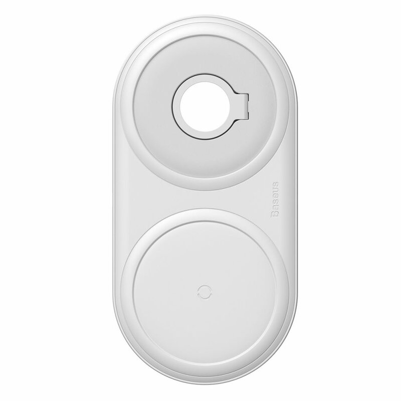 Incarcator Wireless Baseus Planet 2in1 Pentru Telefoane/Apple Watch/Dispozitive Cu Qi 10W 2A - WXPL-B02 - Alb