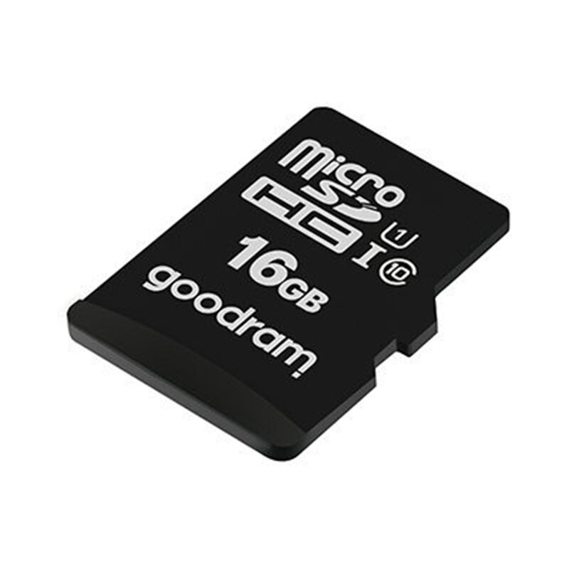 Card De Memorie Goodram Micro SDHC UHS-I 16GB + Adaptor SD + Cititor Card OTG (USB, Micro-USB) - Alb/Negru