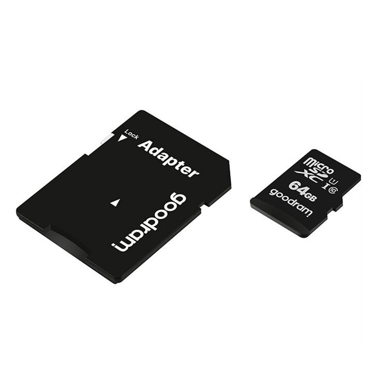Card De Memorie Goodram Microcard 64 GB Micro SDXC UHS-I 100 MB/s Clasa 10 + Adaptor SD - Negru