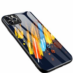 Husa iPhone 11 Pro Max Multicolora Din Sticla Securizata - Model 5