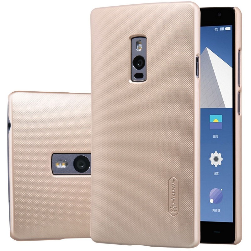 Husa OnePlus 2, OnePlus Two Nillkin Frosted Gold