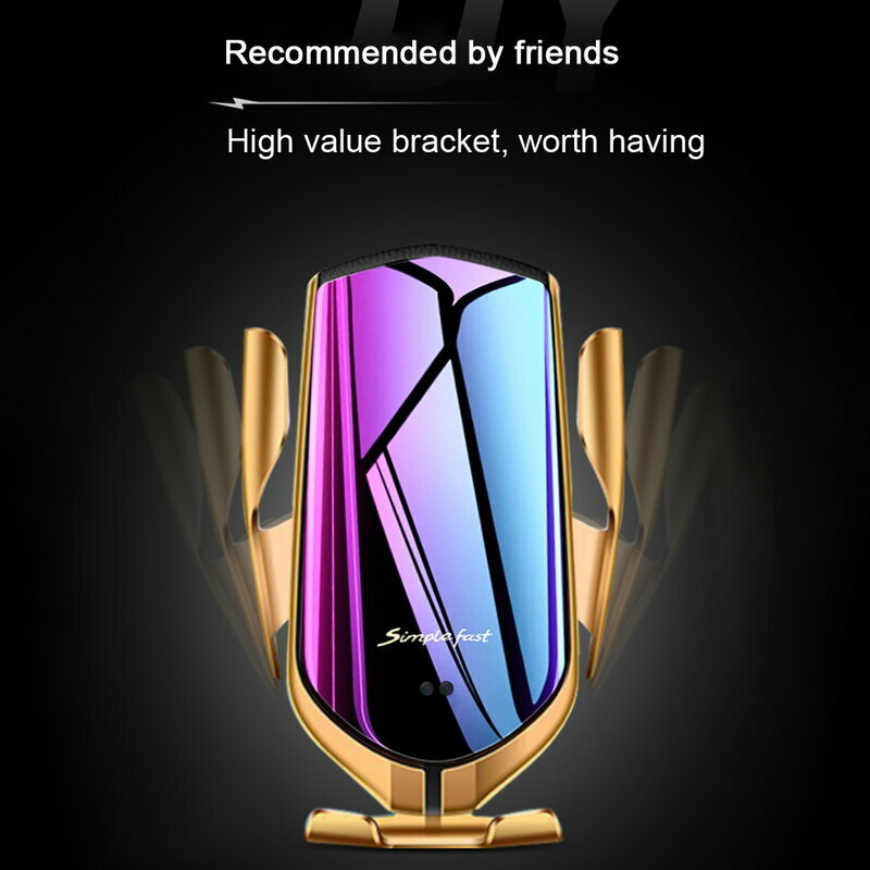 Suport Auto Incarcare Wireless Tech-Protect R2 Pentru Parbriz, Grila De Ventilatie - Argintiu