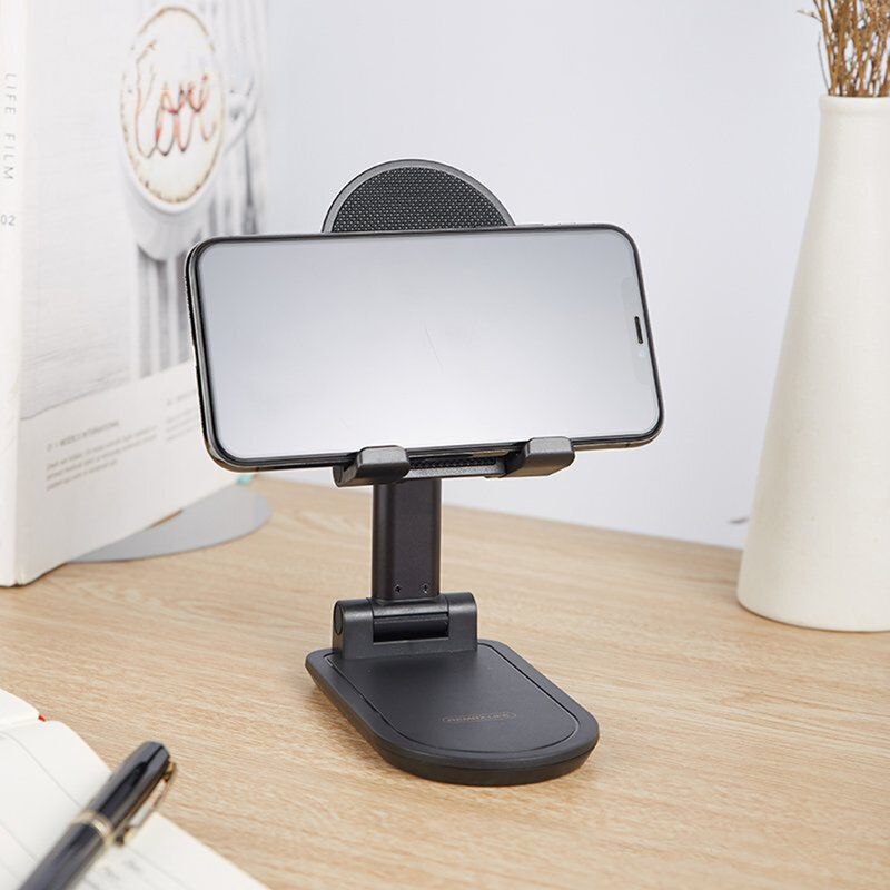 Suport Birou Remax RL-CH13 Folding Stand Telescopic Ajustabil Si Pliabil Pentru Telefon / Tableta / eBook - Alb