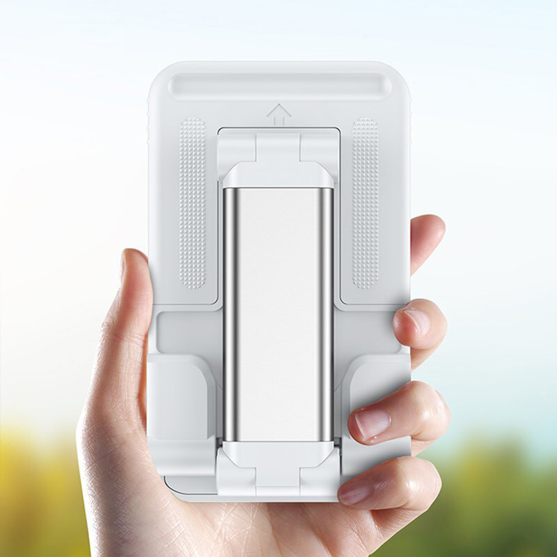 Suport Birou Remax RL-CH15 Pro Telescopic De Tip Stand Ajustabil Si Pliabil Pentru Telefon / Tableta / eBook - Alb