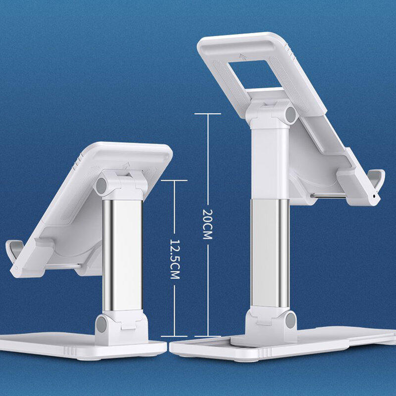 Suport Birou Remax RL-CH15 Pro Telescopic De Tip Stand Ajustabil Si Pliabil Pentru Telefon / Tableta / eBook - Alb