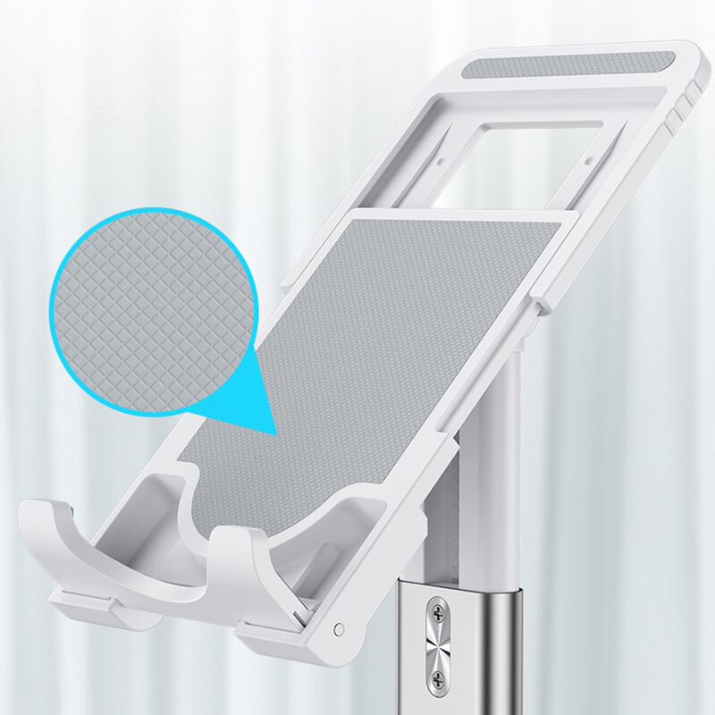 Suport Birou Remax RL-CH15 Pro Telescopic De Tip Stand Ajustabil Si Pliabil Pentru Telefon / Tableta / eBook - Alb