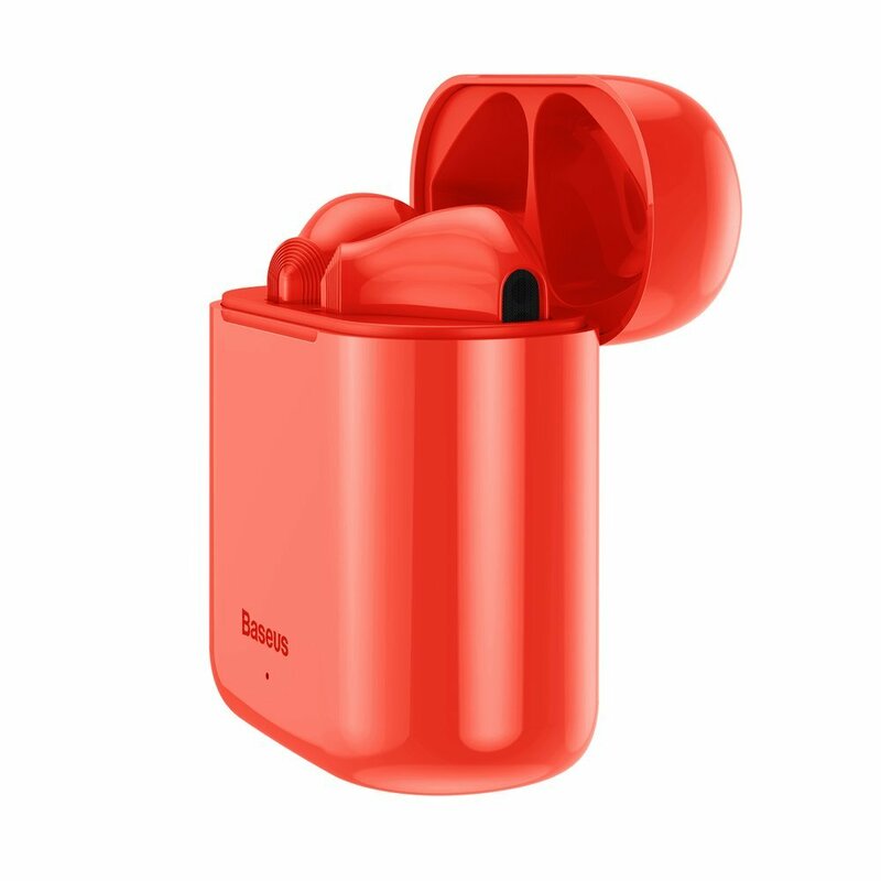 Casti In-Ear Baseus Encok TWS W09 Mini True Wireless Earphone Bluetooth 5.0 Power Bank - NGW09-09 - Rosu