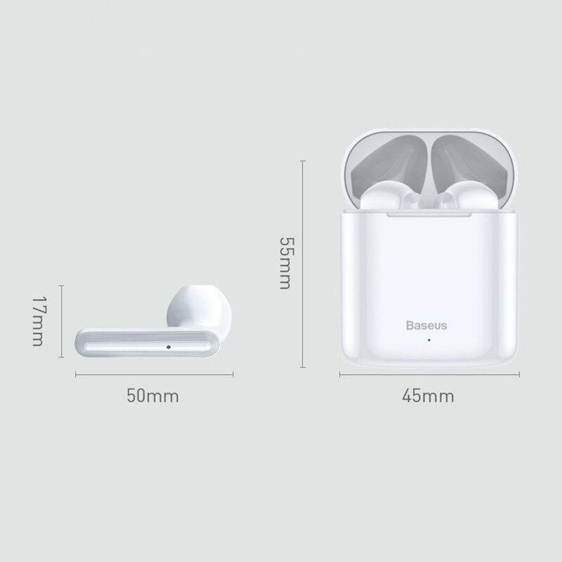 Casti In-Ear Baseus Encok TWS W09 Mini True Wireless Earphone Bluetooth 5.0 Power Bank - NGW09-09 - Rosu