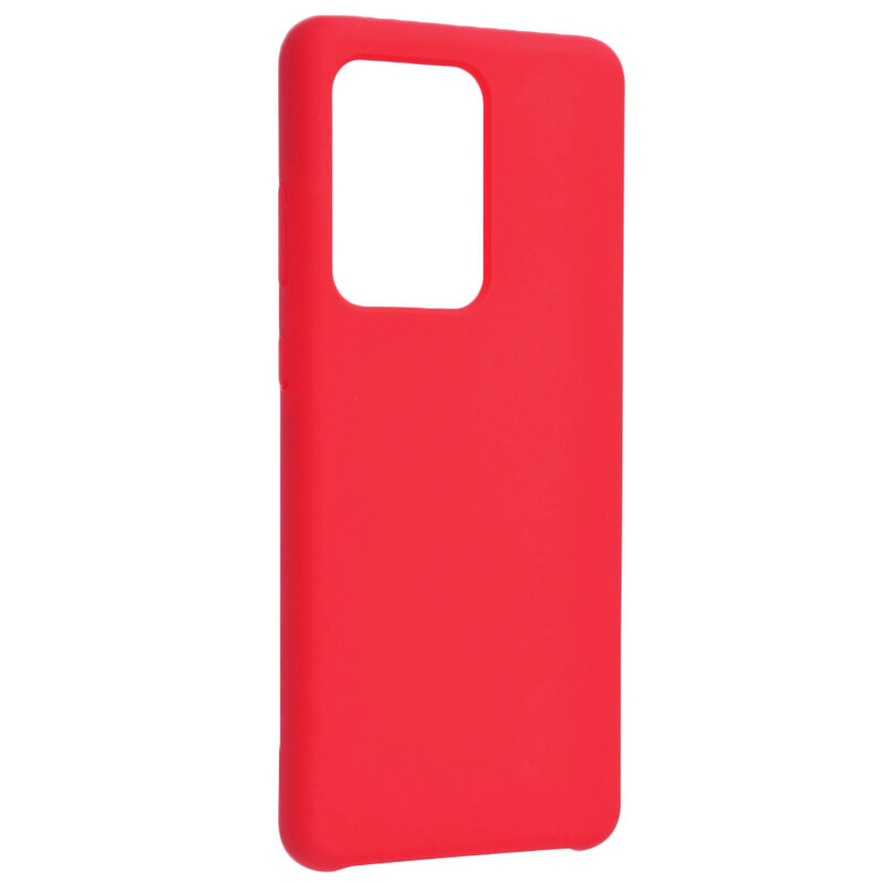 Husa Samsung Galaxy S20 Ultra 5G Silicon Soft Touch - Rosu