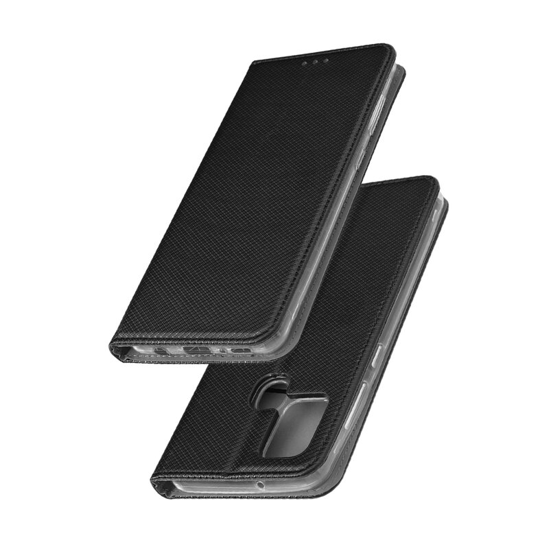 Husa Smart Book Samsung Galaxy A21s Flip - Negru
