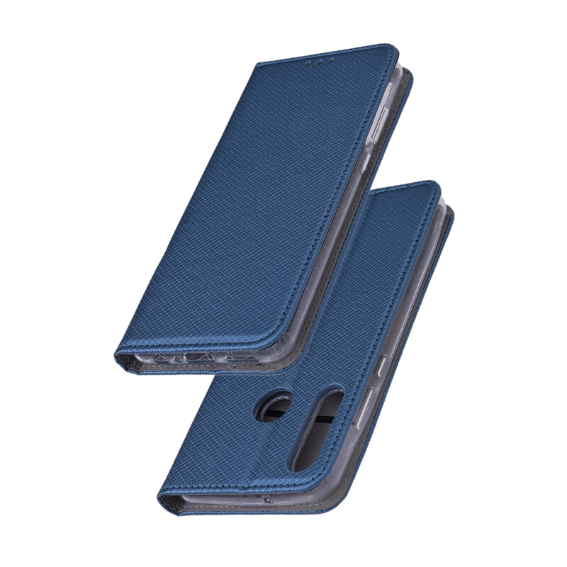 Husa Smart Book Huawei Y6p Flip - Albastru