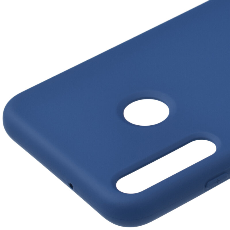 Husa Huawei P40 Lite E Roar Colorful Jelly Case - Albastru Mat