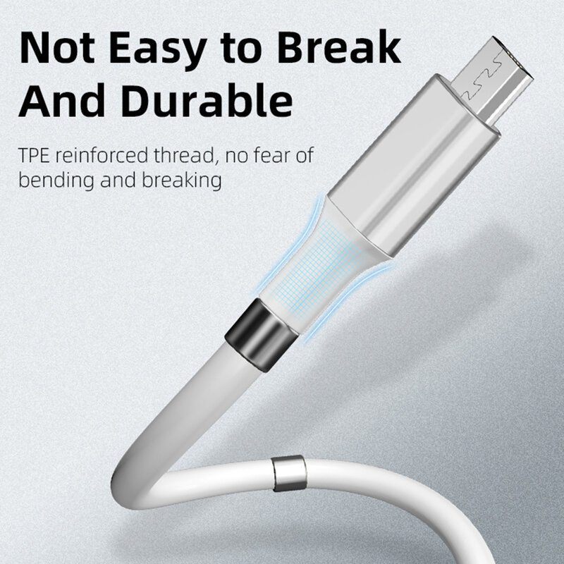 Cablu De Date Mobster Magnetic Micro-USB Cu Incarcare Rapida, 3A, 1m - Negru