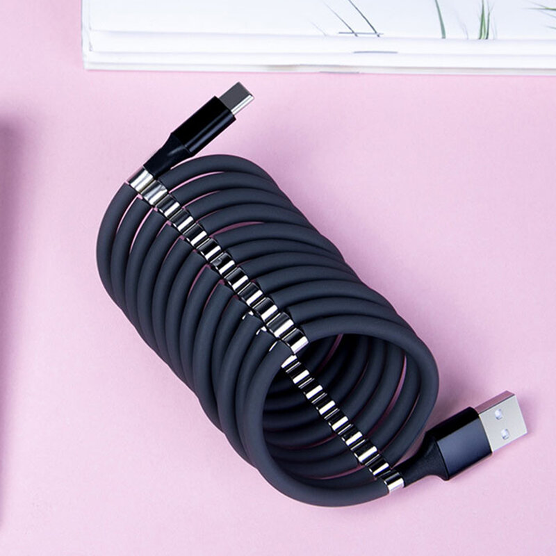 Cablu De Date Mobster Magnetic Micro-USB Cu Incarcare Rapida, 3A, 1m - Negru