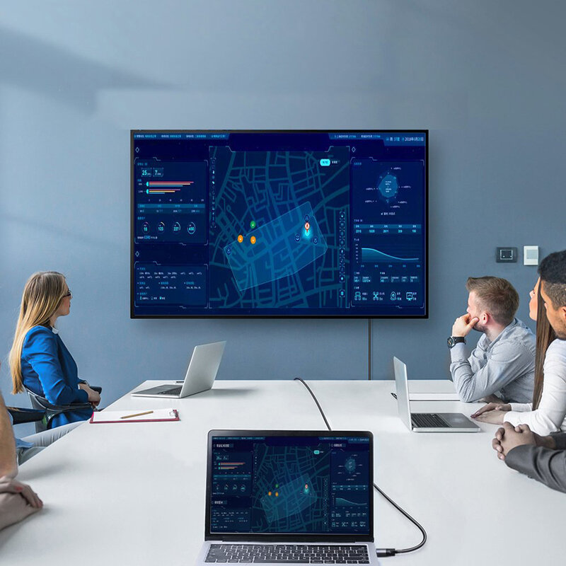 Splitter Video Mobster Switch De Tip Cablu De La HDMI La 3x HDMI Cu Suport HDTV 4K / Full HD 1080p 0.5m - Negru