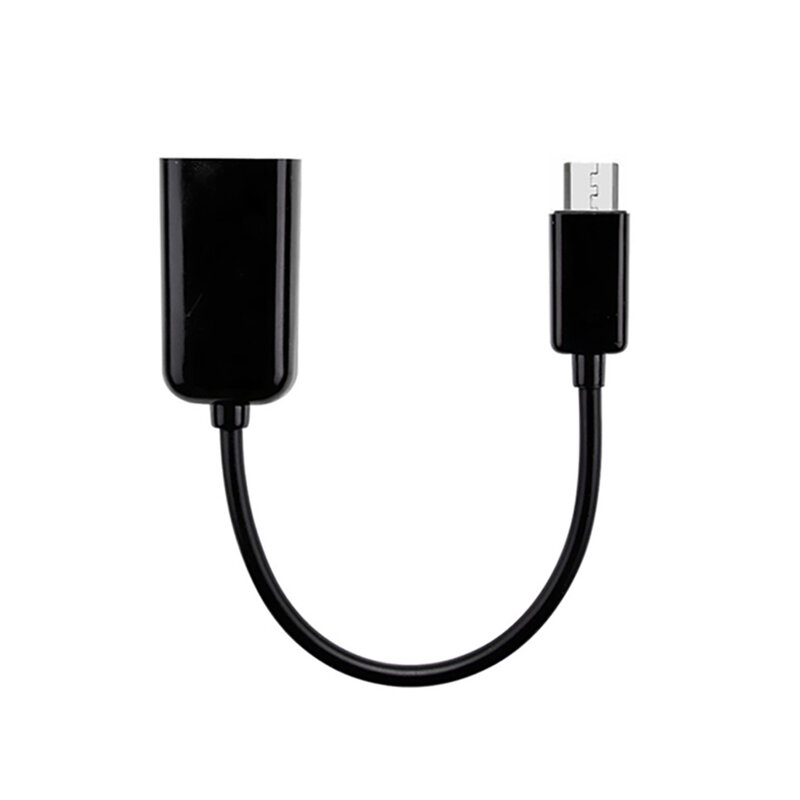 Adaptor Mobster Universal Cu Cablu De La USB 2.0 La Micro-USB Din Policarbonat Si Functie OTG - Negru