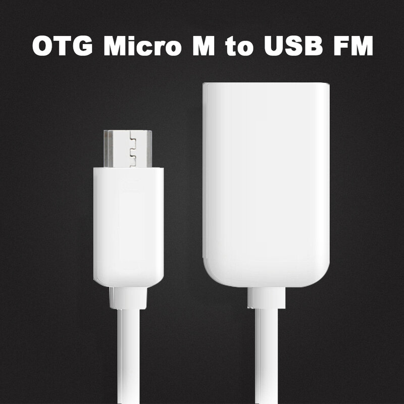 Adaptor Mobster Universal Cu Cablu De La USB 2.0 La Micro-USB Din Policarbonat Si Functie OTG - Negru