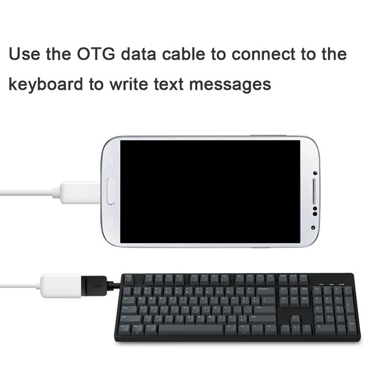 Adaptor Mobster Universal Cu Cablu De La USB 2.0 La Micro-USB Din Policarbonat Si Functie OTG - Negru