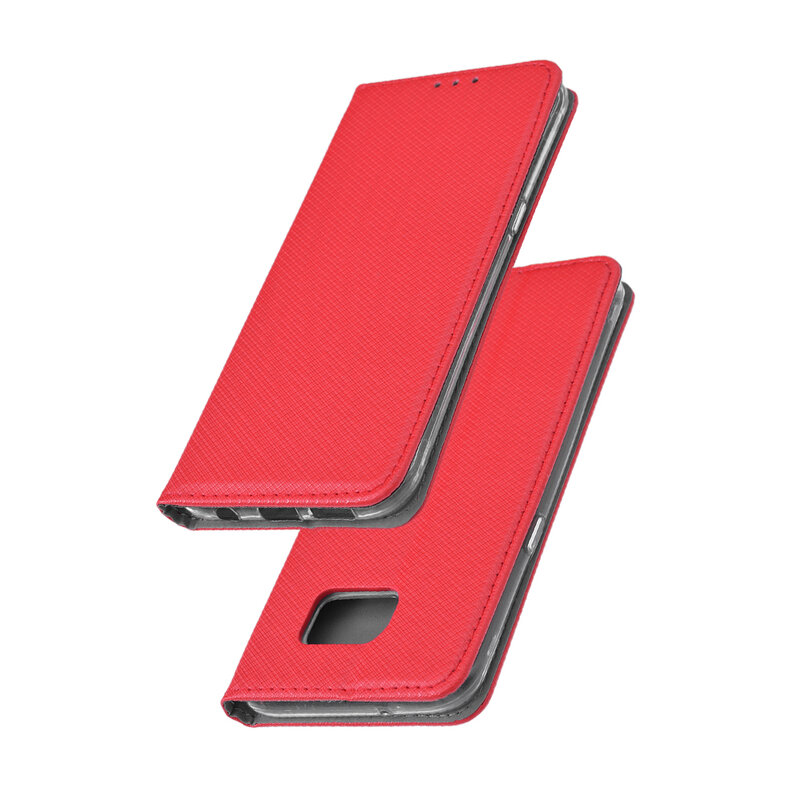 Husa Smart Book Samsung Galaxy S7 Edge Flip - Rosu