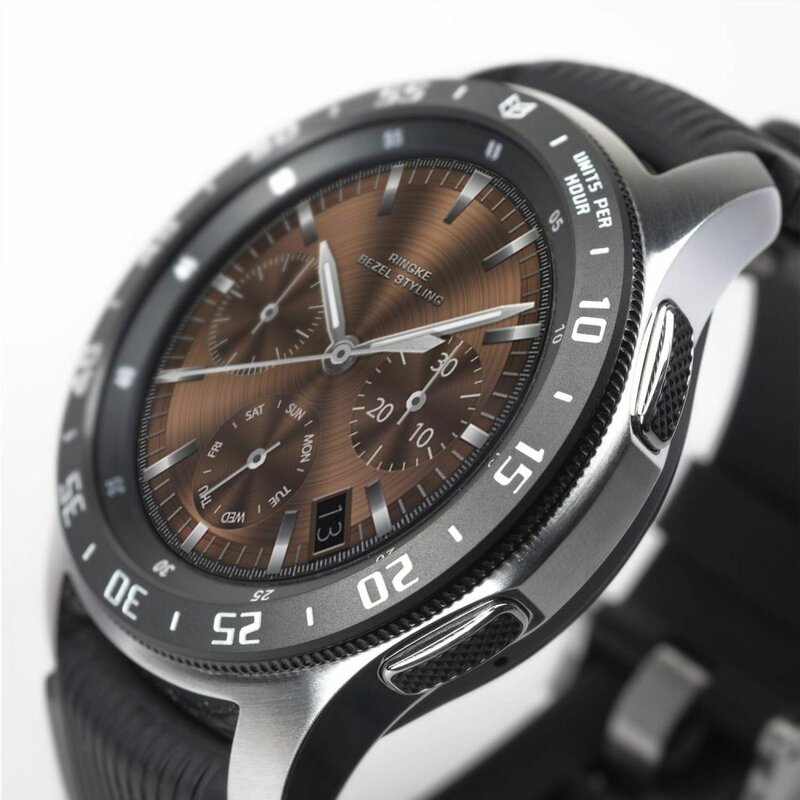 Bumper Samsung Gear S3 Watch 46mm Ringke Bezel Styling - Stainless Black