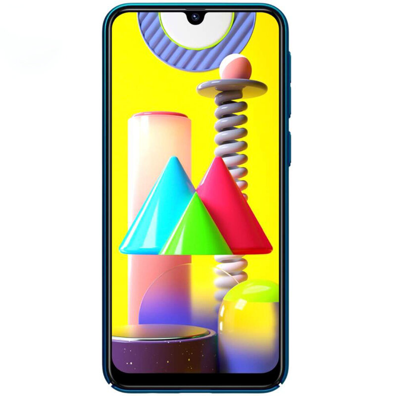 Husa Samsung Galaxy M31 Nillkin Super Frosted Shield, albastru