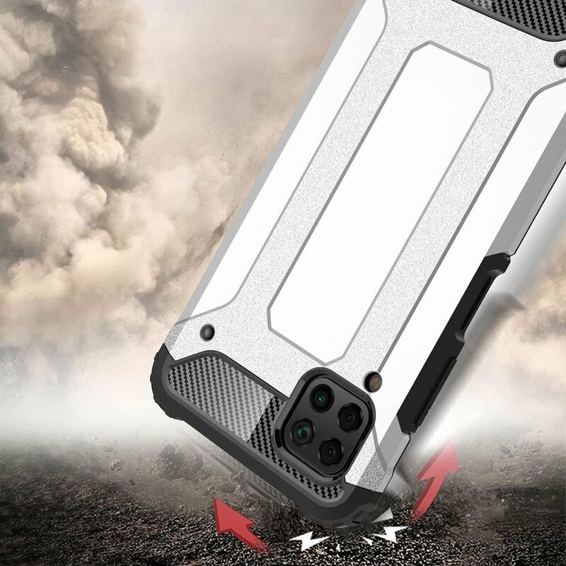 Husa Huawei P40 Lite Techsuit Hybrid Armor, negru