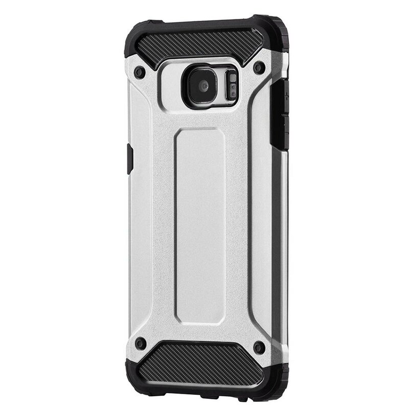 Husa Samsung Galaxy S7 Edge Mobster Hybrid Armor - Argintiu