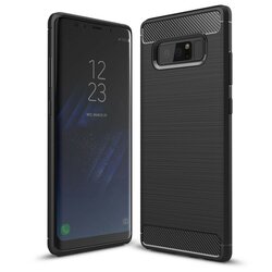 Husa Samsung Galaxy Note 8 Techsuit Carbon Silicone, negru