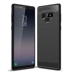 Husa Samsung Galaxy Note 9 Techsuit Carbon Silicone, negru