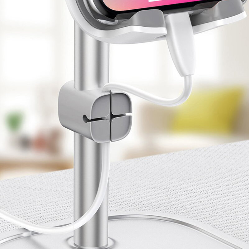 Suport birou telescopic Baseus telefon, organizator cabluri, negru, SUWY-A01