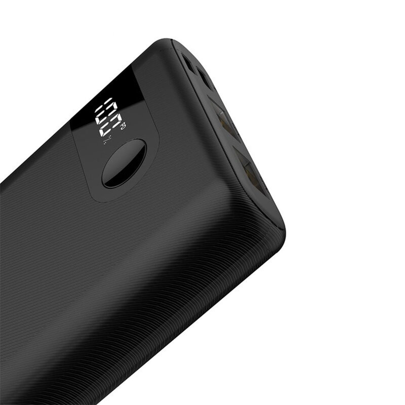 Baterie Externa Dudao K9Pro Cu Capacitate De 15000mAh 2x USB / Micro-USB / Type-C Si Display LED 2A - Alb