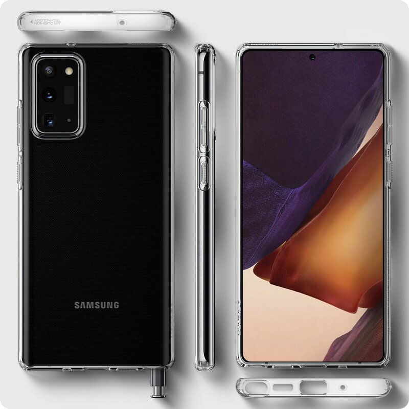 Husa Samsung Galaxy Note 20 5G Spigen Liquid Crystal, transparenta