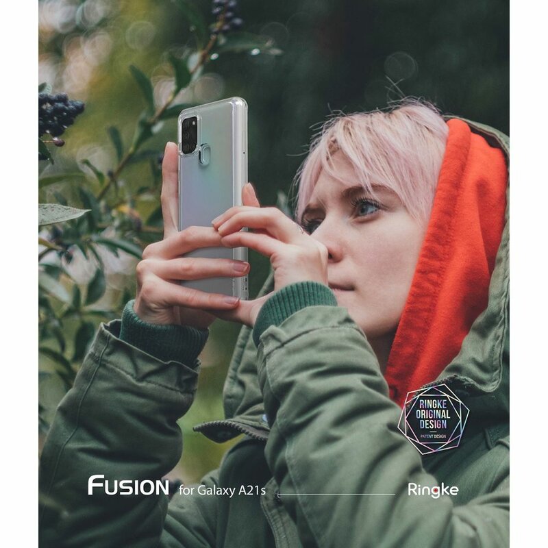 Husa Samsung Galaxy A21s Ringke Fusion, transparenta