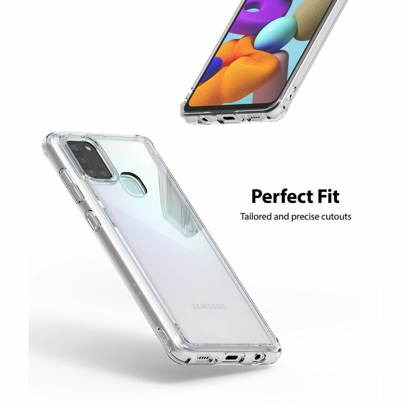Husa Samsung Galaxy A21s Ringke Fusion, transparenta