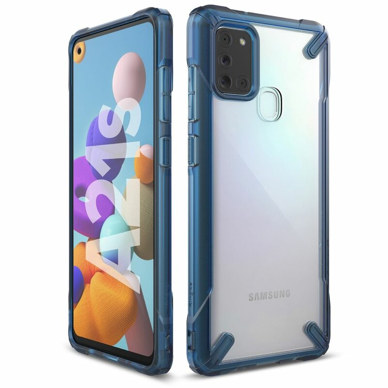 Husa Samsung Galaxy A21s Ringke Fusion X - Space Blue